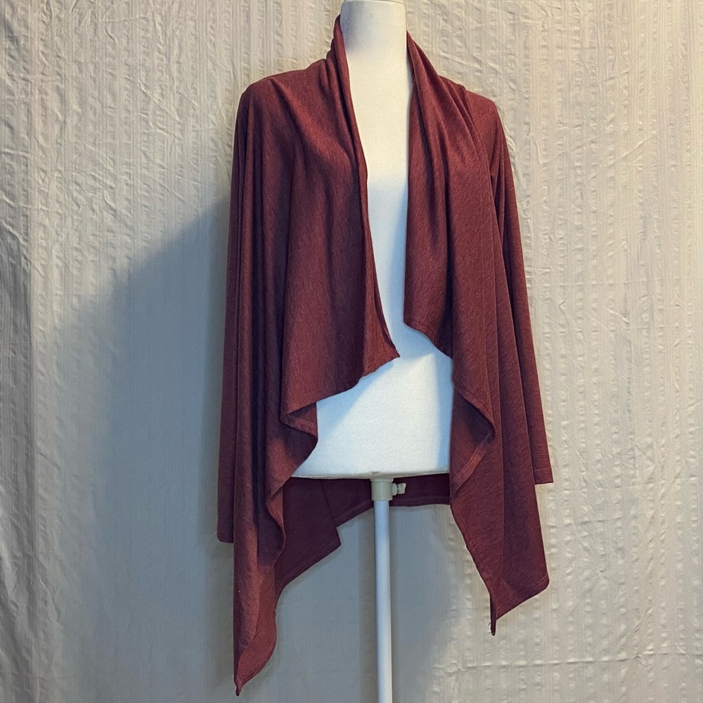 Mauve flowy cardigan